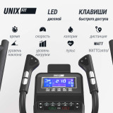 Эллиптический тренажер UNIX Fit E-1100 (LED) PRO с автонаклоном (полукоммерческий)