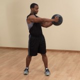 Медицинский мяч с рукоятками 18LB / 8.15 кг (черный) Body-Solid BSTDMB18