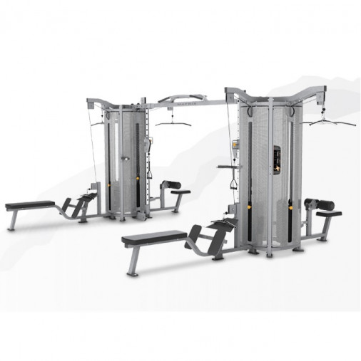 Грузоблочный тренажер 8-ми позиционная мультистанция MATRIX G1-MS80 Грузоблочный тренажер 8-ми позиционная мультистанция MATRIX G1-MS80