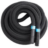 Тренировочный канат AEROBIS Battle Rope V2, длина 10 м, диаметр 40 мм, вес 9,4 кг, черный Тренировочный канат AEROBIS Battle Rope V2, длина 10 м, диаметр 40 мм, вес 9,4 кг, черный