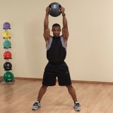 Медицинский мяч с рукоятками 25LB / 11.25 кг (черный) Body-Solid BSTDMB25