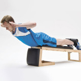 Универсальная скамья NOHrD TriaTrainer, орех / нат. кожа