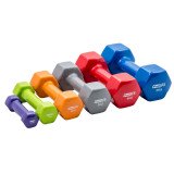 Гантель в виниловой оболочке, шестигранник PROFI-FIT 4 кг, красная Гантель в виниловой оболочке, шестигранник PROFI-FIT 4 кг, красная