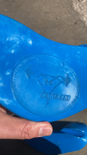 Накладка на гриф PERFORM BETTER Manta Ray синий